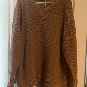 Free People Alli V-Neck Sweater